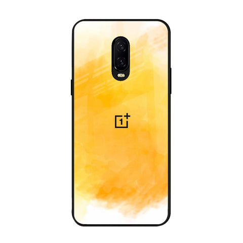 Rustic Orange OnePlus 6T Glass Back Cover Online