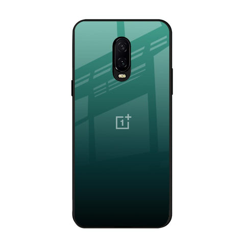 Palm Green OnePlus 6T Glass Back Cover Online