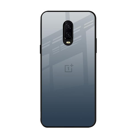 Smokey Grey Color OnePlus 6T Glass Back Cover Online