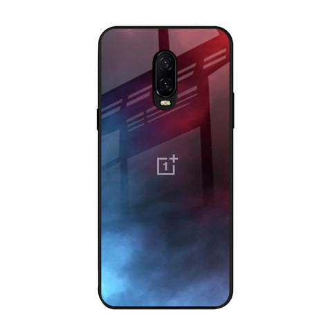Smokey Watercolor OnePlus 6T Glass Back Cover Online