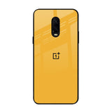 Fluorescent Yellow OnePlus 6T Glass Back Cover Online