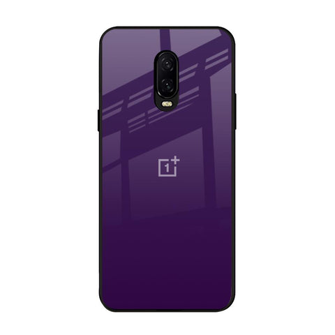 Dark Purple OnePlus 6T Glass Back Cover Online