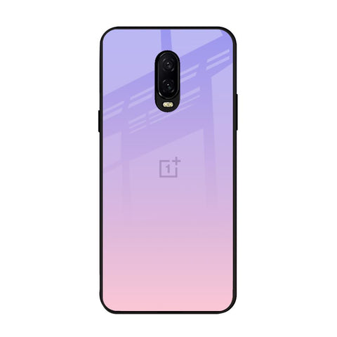 Lavender Gradient OnePlus 6T Glass Back Cover Online