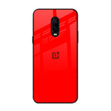 Blood Red OnePlus 6T Glass Back Cover Online