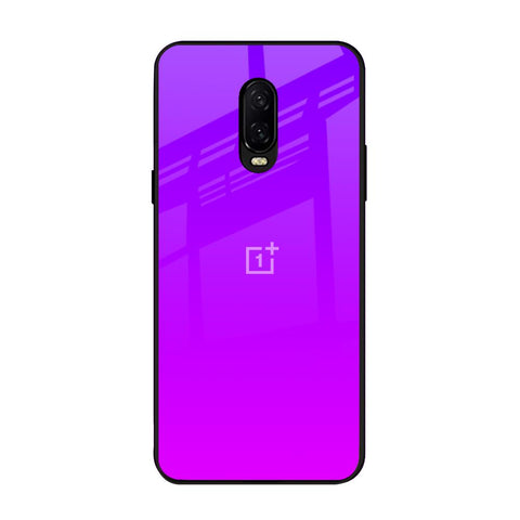 Purple Pink OnePlus 6T Glass Back Cover Online