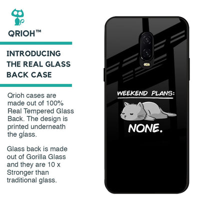 Weekend Plans Glass Case for OnePlus 6T