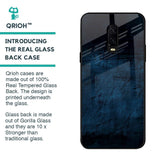 Dark Blue Grunge Glass Case for OnePlus 6T
