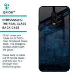 Dark Blue Grunge Glass Case for OnePlus 6T
