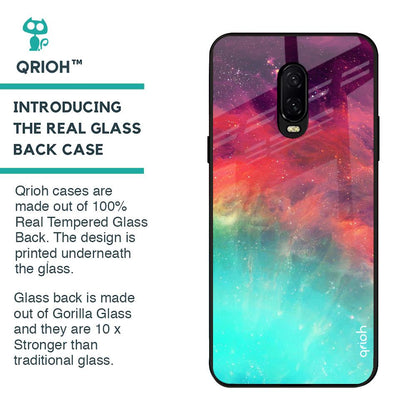 Colorful Aura Glass Case for OnePlus 6T