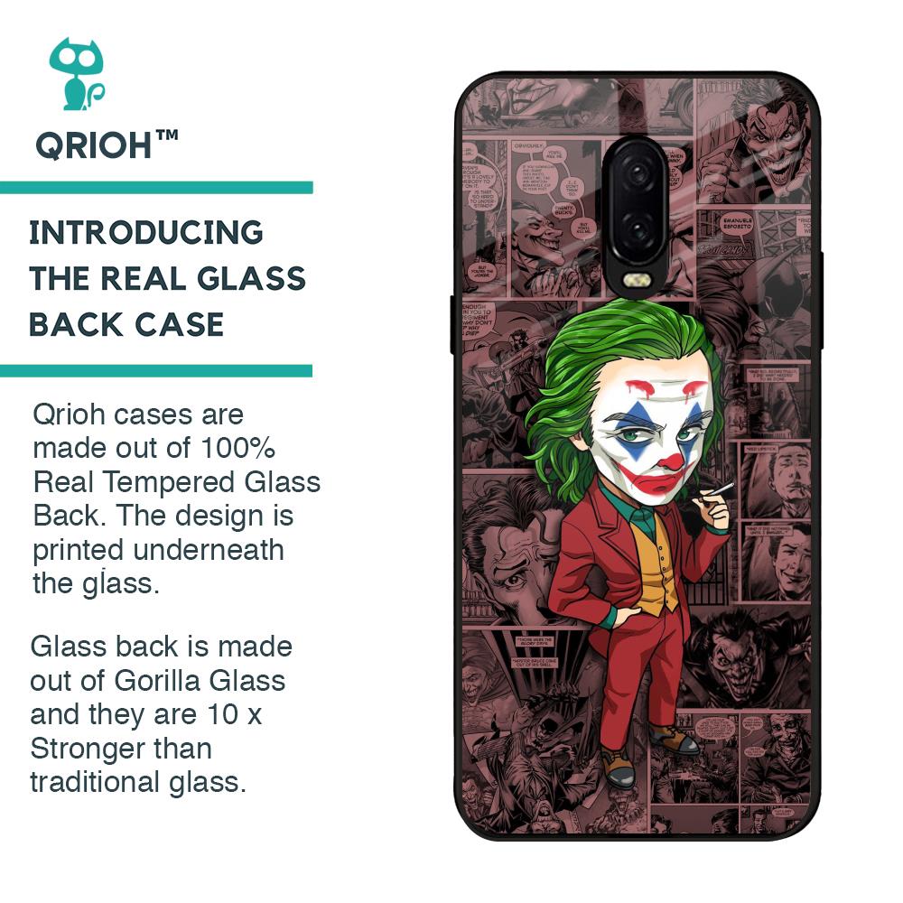 Joker Cartoon Glass Case for OnePlus 6T
