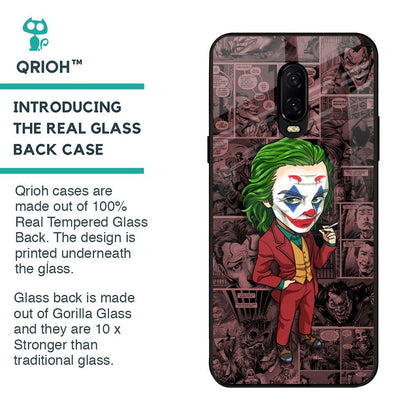 Joker Cartoon Glass Case for OnePlus 6T