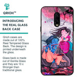 Radha Krishna Art Glass Case for OnePlus 6T