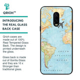 Travel Map Glass Case for OnePlus 6T