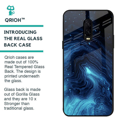 Dazzling Ocean Gradient Glass Case For OnePlus 6T