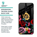 Floral Decorative Glass Case For OnePlus 6T