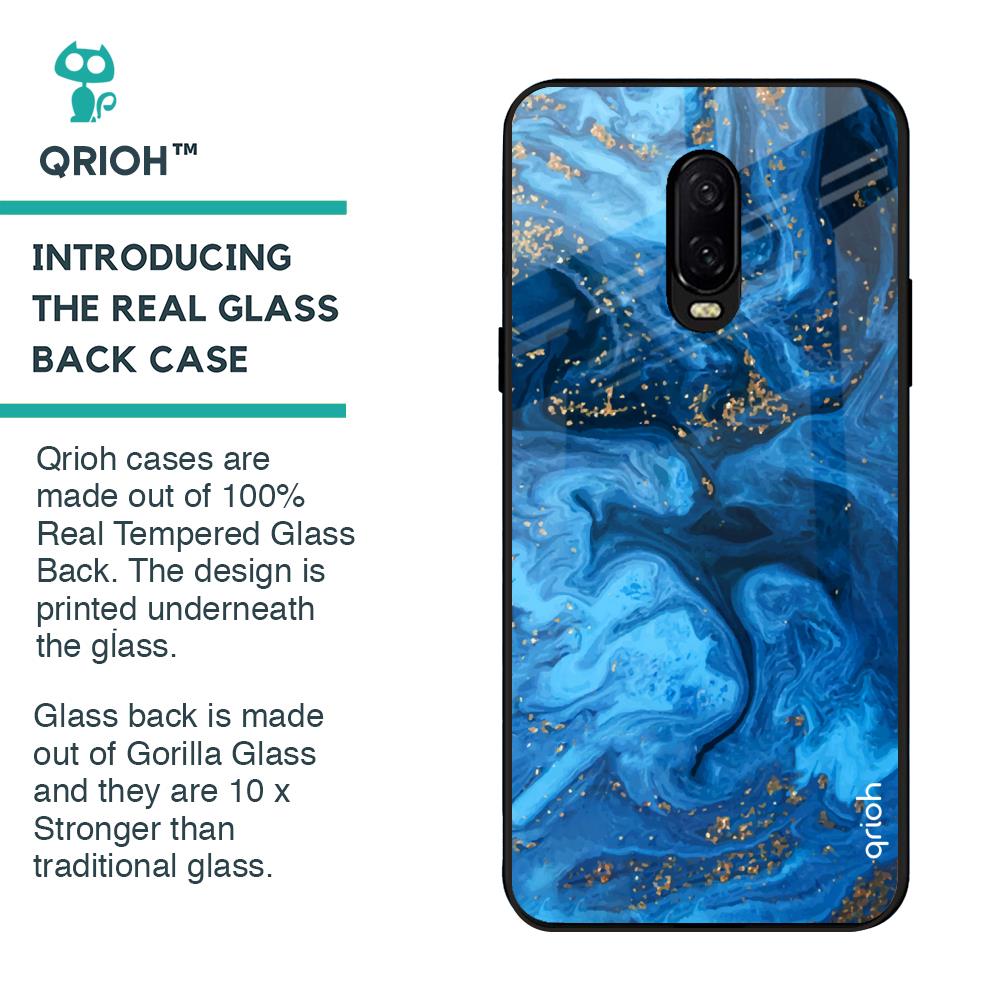 Gold Sprinkle Glass case for OnePlus 6T