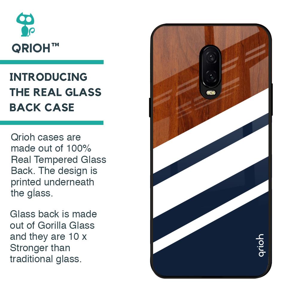 Bold Stripes Glass case for OnePlus 6T