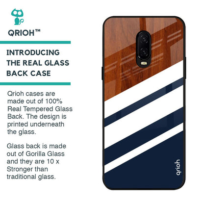 Bold Stripes Glass case for OnePlus 6T