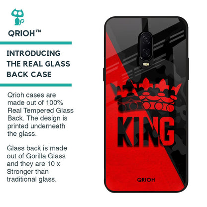 I Am A King Glass Case for OnePlus 6T