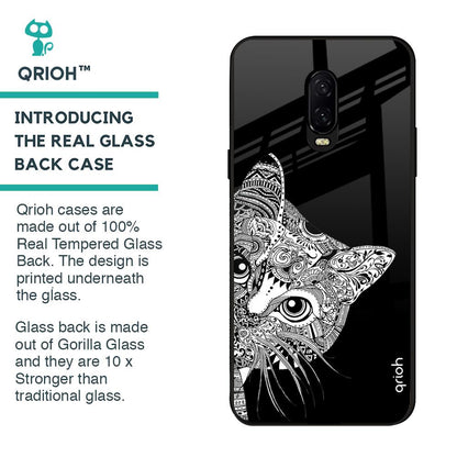 Kitten Mandala Glass Case for OnePlus 6T