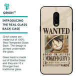 Luffy Wanted Glass Case for OnePlus 6T