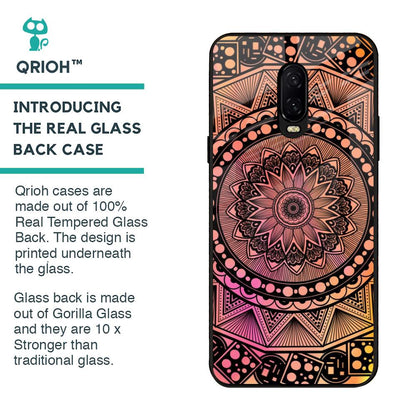 Floral Mandala Glass Case for OnePlus 6T
