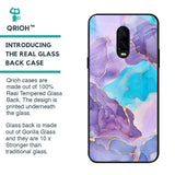 Alcohol ink Marble Glass Case for OnePlus 6T