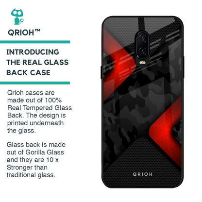Modern Camo Abstract Glass Case for OnePlus 6T