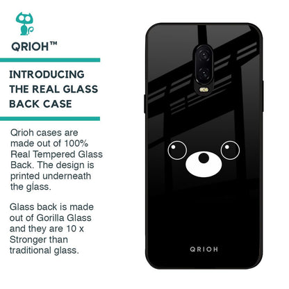 Cute Bear Glass Case for OnePlus 6T