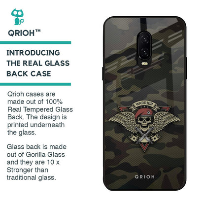 Army Warrior Glass Case for OnePlus 6T