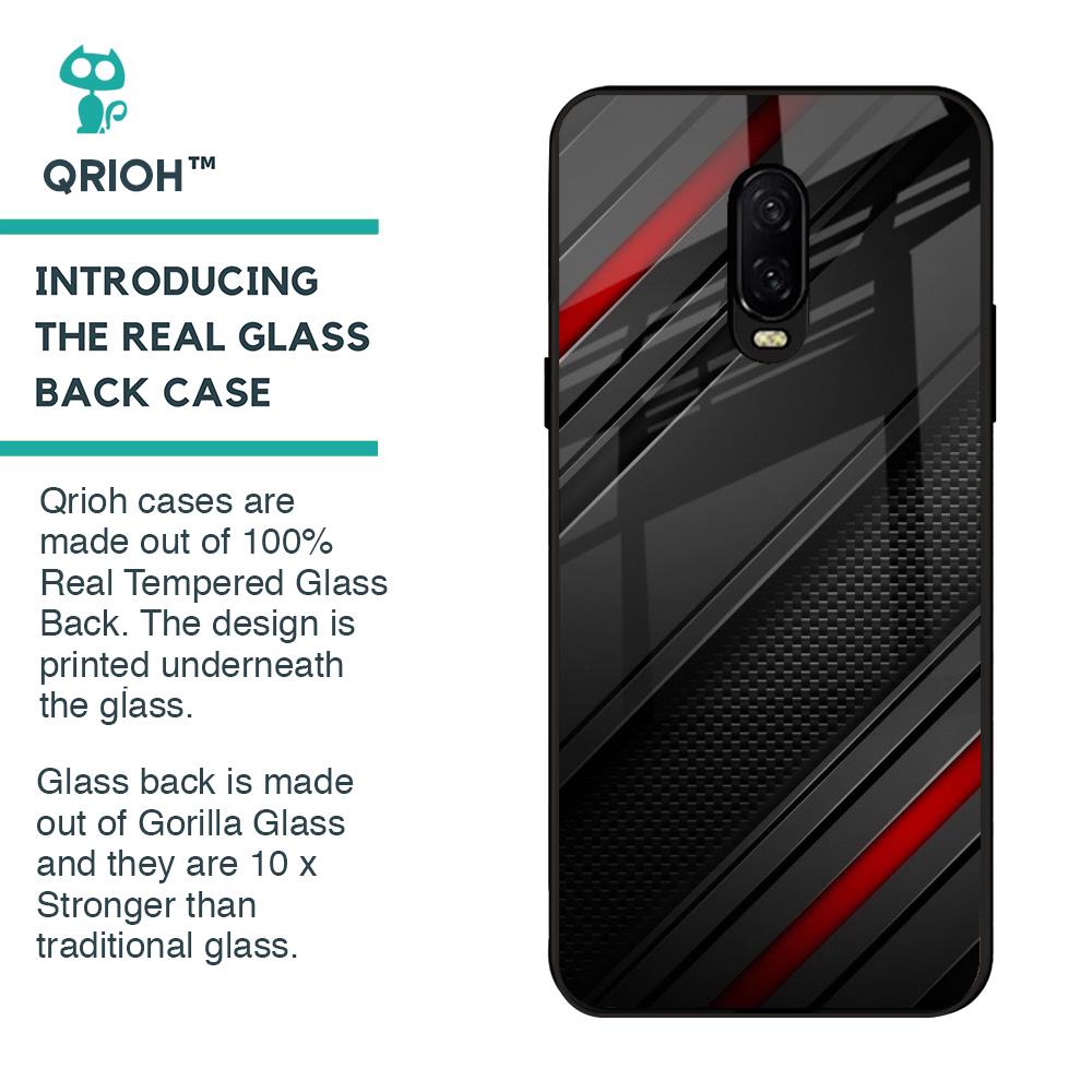 Modern Abstract Glass Case for OnePlus 6T