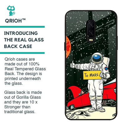 Astronaut on Mars Glass Case for OnePlus 6T