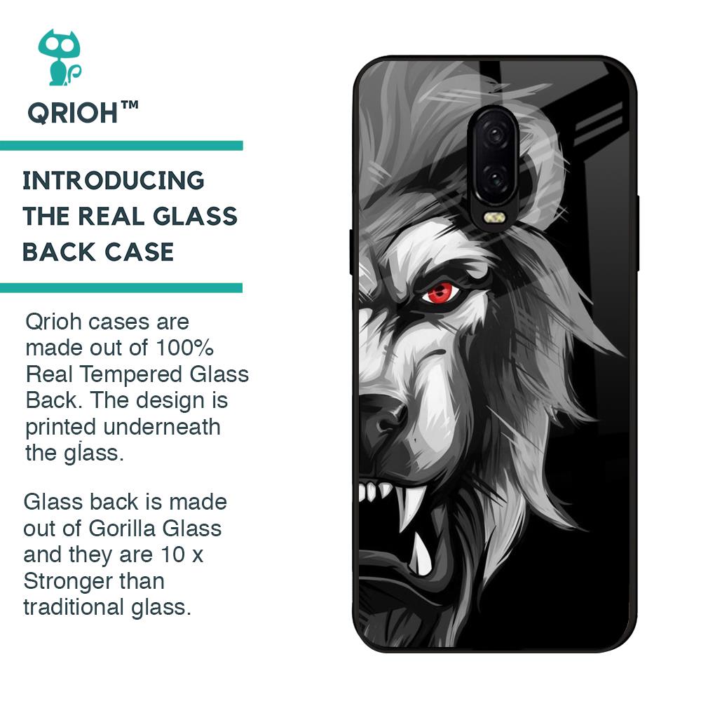 Wild Lion Glass Case for OnePlus 6T