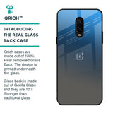 Blue Grey Ombre Glass Case for OnePlus 6T