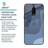 Navy Blue Ombre Glass Case for OnePlus 6T