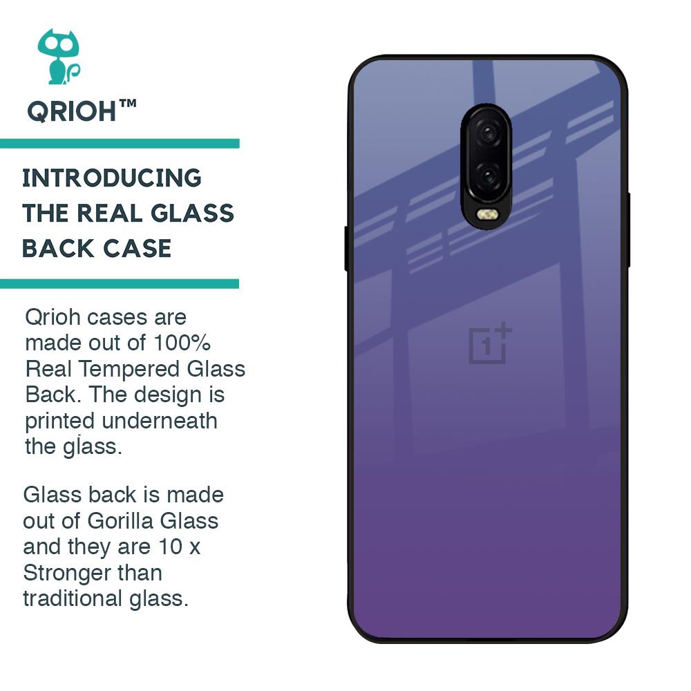 Indigo Pastel Glass Case For OnePlus 6T