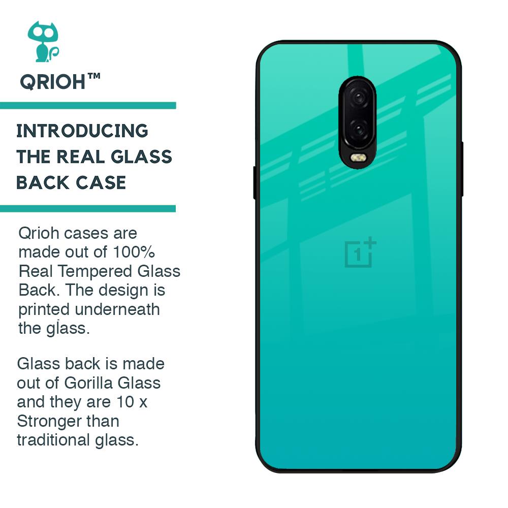 Cuba Blue Glass Case For OnePlus 6T