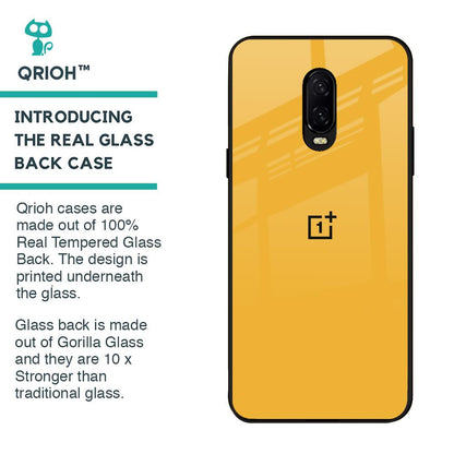 Fluorescent Yellow Glass case for OnePlus 6T