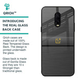 Grey Metallic Glass Case For OnePlus 6T