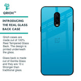 Blue Aqua Glass Case for OnePlus 6T