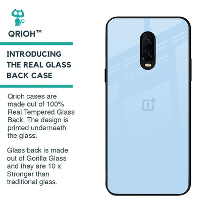 Pastel Sky Blue Glass Case for OnePlus 6T