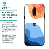 Wavy Color Pattern Glass Case for OnePlus 6T