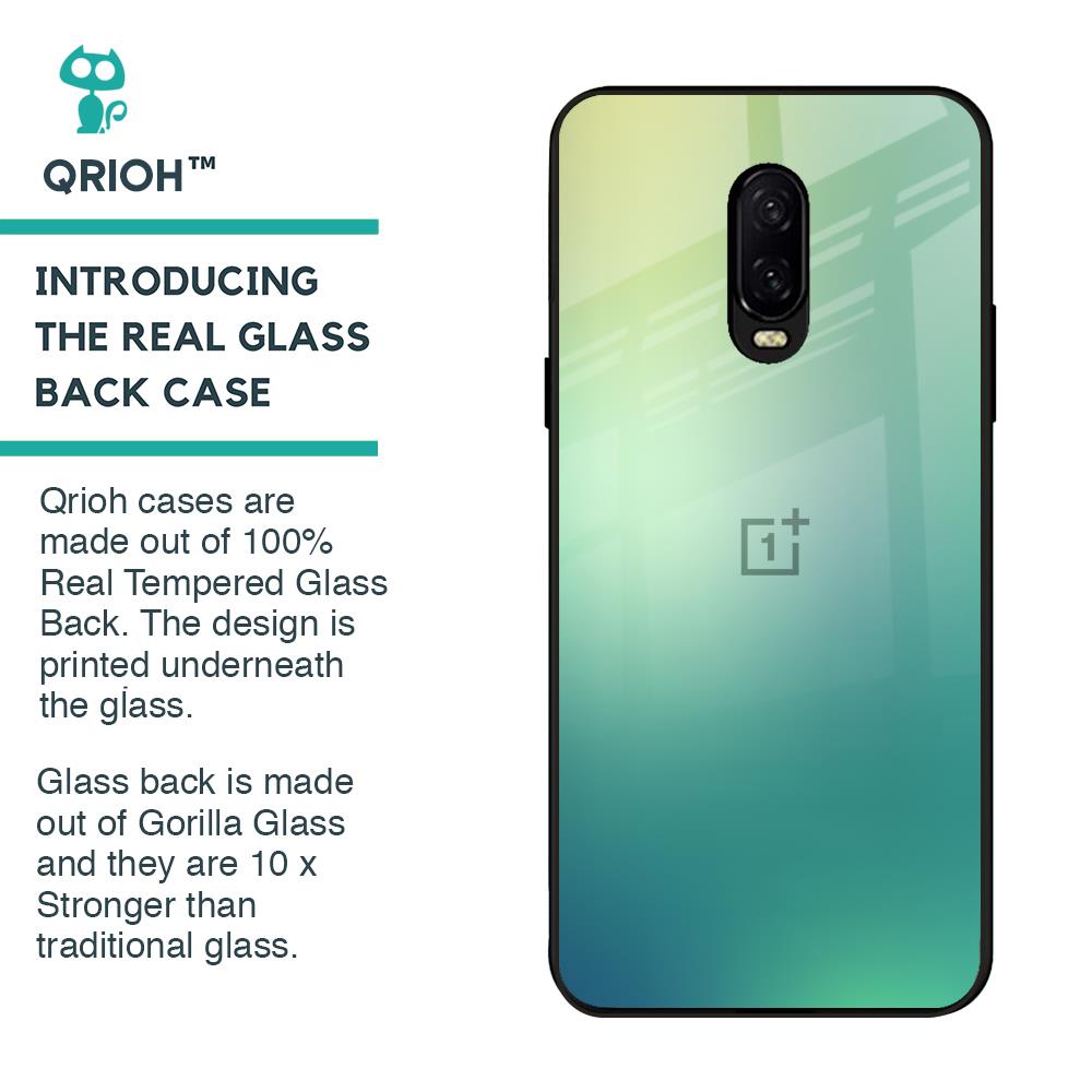 Dusty Green Glass Case for OnePlus 6T