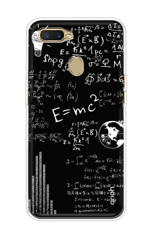 Equation Doodle Oppo A7 Back Cover