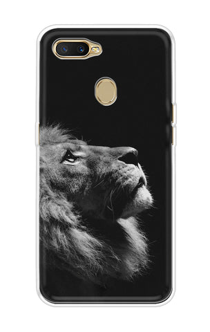 Lion Looking to Sky Oppo A7 Back Cover