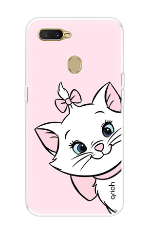 Cute Kitty Oppo A7 Back Cover