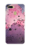 Space Doodles Art Oppo A7 Back Cover