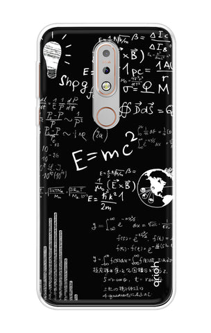 Equation Doodle Nokia 7.1 Back Cover