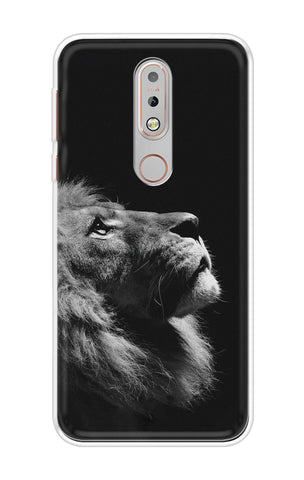 Lion Looking to Sky Nokia 7.1 Back Cover