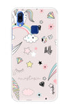 Unicorn Doodle Vivo Y95 Back Cover